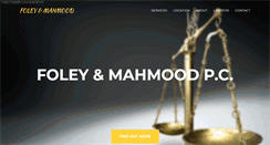 Desktop Screenshot of foleymahmoodlaw.com